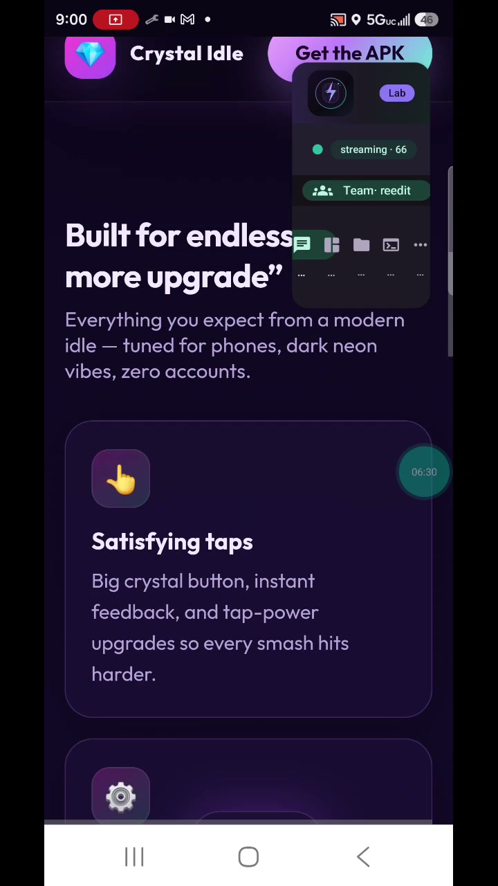 Built application