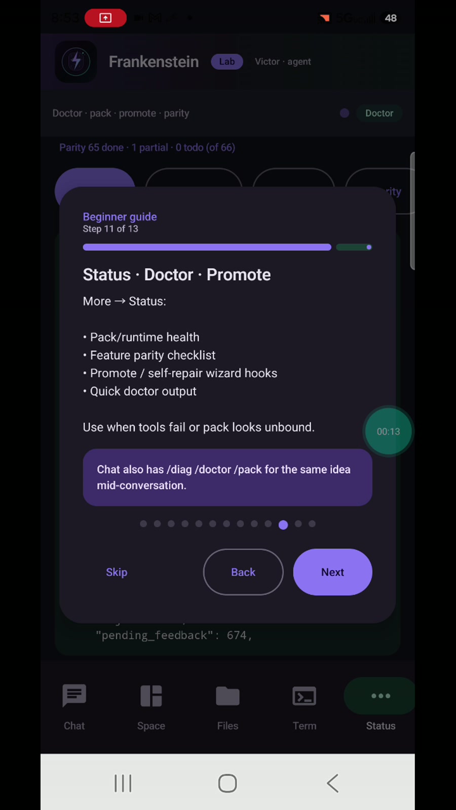 Step 11: Doctor